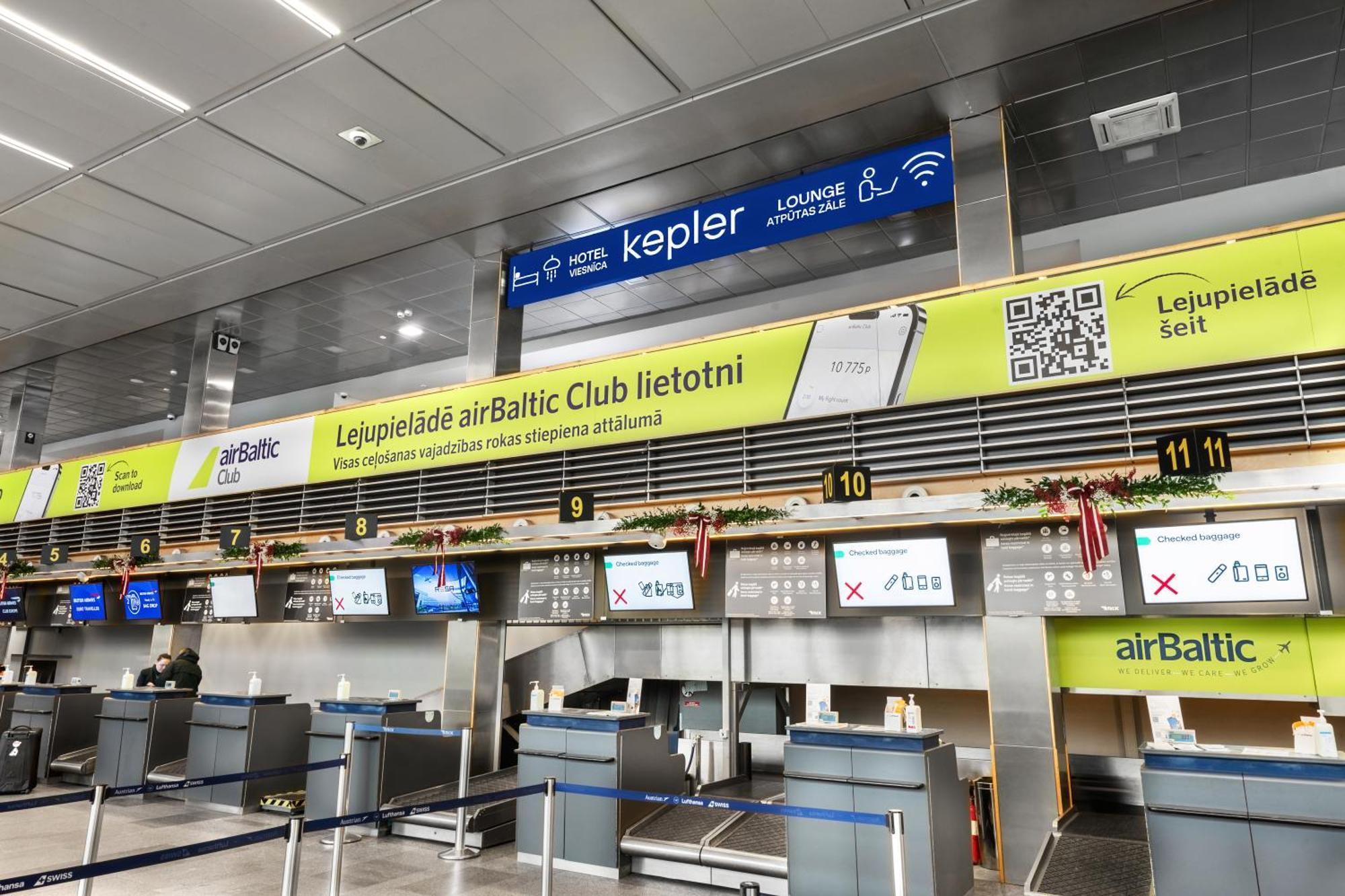 Kepler Club Riga Airport Hotel - Landside Public Area Ieki Bagian luar foto